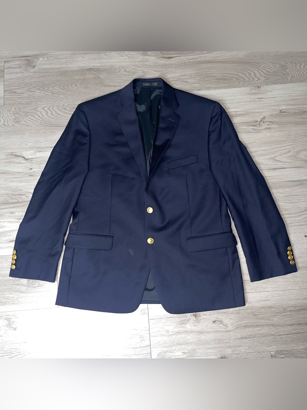 Lauren Ralph Lauren Suit Jacket 42S 100% Wool Luxury Designer Business Preppy